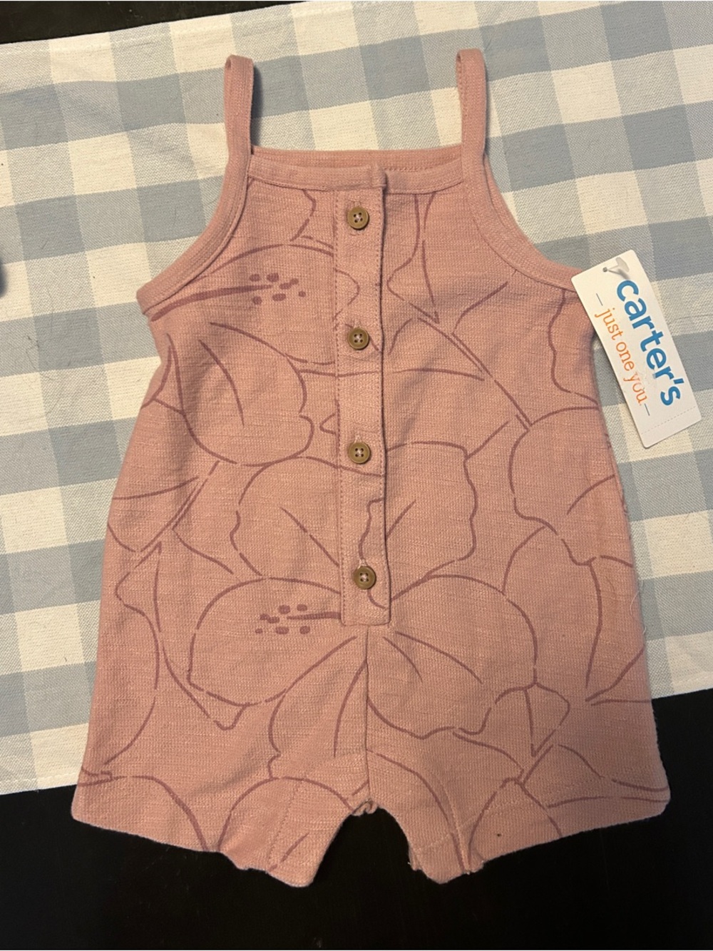 NWT Carter's Baby Girl 2-Piece Romper Bundle, Size 3M